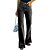 abordables Pants-Femme Pantalon Jeans Fendu Jambe droite Classique Moderne Plein Jeans Printemps &amp; Automne Standard Noir Bleu de minuit Bleu clair