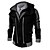 cheap Sweatshirts-Men&#039;s Color Block Zip up Hooded Sweat Jacket