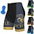 cheap Cycling Clothing-21Grams Men&#039;s Bike Shorts Cycling Padded Shorts Bike Mountain Bike MTB Road Bike Cycling Shorts Padded Shorts / Chamois Sports Graphic Patterned Light Blue Green 3D Pad Breathable Quick Dry Spandex