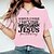 cheap Women&#039;s T-shirts-Women&#039;s T shirt Tee White Yellow Light Green Print Graphic Letter Daily Holiday Short Sleeve Round Neck Basic 100% Cotton Regular Painting S