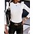 baratos Bodysuit-Mulheres Camisa Social Blusa Preto Branco Caqui Frufru Tecido Casual Manga Longa Decote Redondo Básico Padrão S