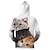 cheap Hoodies &amp; Sweatshirts-Women&#039;s Zip Hoodie Sweatshirt Basic Cute Casual White Light Grey Cat Dailywear Long Sleeve