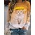 preiswerte Kapuzenpullis &amp; Sweatshirts-Damen Hoodie Sweatshirt Kapuze Kuschelig Casual überdimensional Gelb Hellgrün Khaki Katze Hund Strasse Langarm Rundhalsausschnitt