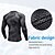 cheap Sport Athleisure-YUERLIAN Men&#039;s Compression Shirt Yoga Top Summer Optical Illusion White Black Fitness Gym Workout Running Spandex Plus Size Tee Tshirt Base Layer Long Sleeve Sport Activewear High Elasticity