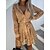 cheap Casual Dresses-Woman&#039;s Modern Lace-Up Lace Shirt Dress Regular Fit