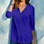 cheap Tops &amp; Blouses-Women&#039;s T shirt Tee Black White Pink Button Plain Daily Weekend Long Sleeve V Neck Basic Regular S