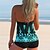 cheap Tankini-Women&#039;s Swimwear Plus Size Tankini 2 Piece Swimsuit Floral Buckle Printing Light Blue Black Royal Blue Blue Tank Top Bathing Suits Summer Sports