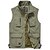 cheap Hiking Shirts-Men&#039;s Fishing Vest Hiking Vest Hiking Fleece Vest Winter Fleece Jacket Top Outdoor Autumn / Fall Winter Spring Windproof Fleece Lining Breathable Quick Dry POLY Terylene Solid Color Army Green Grey