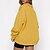 cheap Hoodies &amp; Sweatshirts-Women&#039;s Pullover Zipper Denim Blue Black Yellow Plain Casual Loose Fit Long Sleeve V Neck