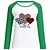 billige Hættetrøjer &amp; Sweatshirts-Dame T-shirt Sort Hvid Grøn Trykt mønster Leopard Ternet Valentine Weekend Langærmet Rund hals Basale Normal Maleri Par S