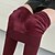 billige Graphic Chic-fleeceforede leggings for damer varme vinterleggings i full lengde stretchy mid midje daglig svart rød s m høst&amp;amp; vinter