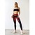 cheap Yoga Pants &amp; Bloomers-High Waisted Yoga Leggings with Tummy Control Color Block