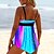 cheap Tankini-Women&#039;s Swimwear Tankini 2 Piece Plus Size Swimsuit Printing Graphic Summer Bathing Suits