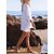 cheap Casual Dresses-Women&#039;s Shirt Dress Casual Dress Shift Dress Mini Dress Black White Pure Color Long Sleeve Summer Spring Button Fashion Shirt Collar 2023 One-Size