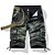 billige Shorts-Herre Cargoshorts Camo Shorts Shorts Shorts til turbruk Rett ben 6 lommer Kamuflasje Farge Komfort Anvendelig Arbeid Daglig Gatemote Fritid Svart Militærgrønn Mikroelastisk