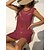 cheap Casual Dresses-Women&#039;s Casual Dress Sundress Mini Dress Black White Yellow Pure Color Sleeveless Summer Spring Hollow Out Fashion V Neck Loose Fit 2023 One-Size