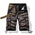 billige Shorts-Herre Cargoshorts Camo Shorts Shorts Shorts til turbruk Rett ben 6 lommer Kamuflasje Farge Komfort Anvendelig Arbeid Daglig Gatemote Fritid Svart Militærgrønn Mikroelastisk