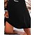 cheap T-shirt Dresses-Women&#039;s Casual Dress T Shirt Dress Tee Dress Shift Dress Mini Dress Black Skull Long Sleeve Summer Spring Mesh Fashion U Neck 2023 S M L XL XXL 3XL 4XL 5XL