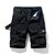 cheap Shorts-Men&#039;s Cargo Shorts Shorts Multi Pocket Straight Leg Print Solid Colored Comfort Wearable Knee Length Outdoor Daily Sports Stylish Black Blue