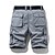 cheap Shorts-Men&#039;s Cargo Shorts Shorts Multi Pocket Straight Leg Print Solid Colored Comfort Wearable Knee Length Outdoor Daily Sports Stylish Black Blue