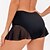 cheap Bikini-Women&#039;s Swimwear Beach Bottom Normal Swimsuit Solid Color Mesh Patchwork Black Bathing Suits Summer Sports