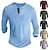 cheap Long Sleeve-Men&#039;s Casual Long Sleeve Henley Shirt