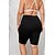 abordables Bikini-Mujer Bañadores Parte inferior del bikini Talla Grande Traje de baño Color sólido Malla Retazos Bolsillo Negro Trajes de baño Verano Deportes