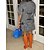 cheap Super Sale-Women&#039;s Casual Dress Abstract T Shirt Dress Tee Dress Print Dress Crew Neck Print Mini Dress Outdoor Daily Fashion Streetwear Loose Fit Short Sleeve Blue Fuchsia Orange Summer Spring S M L XL XXL