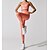 preiswerte Yoga-Sets-Damen Trainingssets 2 Teile Sportkleidung Leopard Weiß Orange Yoga Fitness Fitnesstraining Bauchkontrolle Kolbenheber Atmungsaktiv Ärmellos Sport Sportkleidung elastisch
