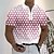 cheap 3D Polos-Men&#039;s Casual Polo Golf Shirt in Geometric 3D Print