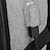 baratos Bolsas-Homens Couro PU Tecido Oxford Mochila Escolar Mochila para Excursão Mochila funcional Grande Capacidade Porta USB Ziper Esportes Ao ar livre mochila Preto Cinzento