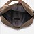 billige Herrevesker-herresekker lerret crossbody-vesker glidelås ensfarget daglig messenger bag svart khaki brun