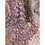 baratos Vestidos Casuais-Mulheres Vestido casual Floral Vestido floral Vestido estampado Decote V Frufru Imprimir Minivestido Feriado Encontro Ativo Moda Normal Manga Longa Rosa Azul Primavera Verão S M L XL