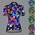 abordables Ropa de ciclismo-21Grams Mujer Manga Corta Maillot de Ciclismo Bicicleta Camiseta con 3 bolsillos traseros Transpirable Secado rápido Dispersor de humedad MTB Bicicleta Montaña Ciclismo Carretera Verde Morado Amarillo