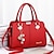 cheap Handbags &amp; Totes-Elegant Office Shoulder Bag with Pendant Chain