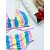 cheap Bikini-Women&#039;s Swimwear Bikini Normal Swimsuit Striped 2 Piece Printing Rainbow Bathing Suits Beach Wear Summer Sports