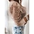 preiswerte Tops &amp; Blouses-Damen Hemd Bluse Rosa Grau Gitter Patchwork Glatt Casual Langarm Rundhalsausschnitt Basic Standard Puffärmel S