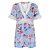 cheap Casual Dresses-Women&#039;s Casual Dress Floral Lace Dress Sheath Dress V Neck Lace Ruched Mini Dress Outdoor Daily Active Fashion Regular Fit Short Sleeve Blush Pink White Blue Spring Summer S M L XL XXL