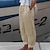cheap Pants-Women&#039;s Loungewear Pants Pure Color Linen Casual Wear Plus Size for Spring Summer White Blue S 4XL