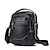 cheap Handbags &amp; Totes-Men&#039;s Bags Cowhide Shoulder Messenger Bag Crossbody Bag Zipper Solid Color Daily Office &amp; Career Messenger Bag Black Brown