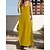 cheap Maxi Dresses-Women&#039;s Casual Dress Summer Dress Slip Dress Long Dress Maxi Dress Backless Pocket Basic Casual Daily Strap Sleeveless Summer Spring Black Yellow Pure Color