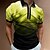 cheap Polos-Men&#039;s Daily Casual 3D Gradient Polo Shirt