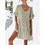 cheap Casual Dresses-Women&#039;s Casual Dress Floral Floral Dress Summer Dress V Neck Ruffle Pocket Mini Dress Outdoor Daily Active Fashion Loose Fit Short Sleeve Light Green Pink Apricot Spring Summer S M L XL XXL