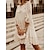 cheap Casual Dresses-Women&#039;s Plain Lace Loose Fit Midi Summer Dress
