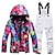 cheap Ski Wear-ARCTIC QUEEN Boys Girls&#039; Ski Jacket with Bib Pants Ski Suit Outdoor Autumn / Fall Thermal Warm Waterproof Windproof Breathable Tracksuit Bib Pants for Skiing Camping / Hiking Snowboarding / Winter