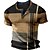 cheap Short Sleeve-Men&#039;s Graphic 3D Print Waffle Henley Shirt