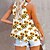 cheap Tank Tops-Women&#039;s Floral Butterfly Sunflower Tank Top