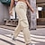 billige Pants-Dame Jeans Cargo-bukser Bukser Ret Denimstof Sort Kakifarvet Kaffe Mode Bredt Bukseben Afslappet / Hverdag Fuld længde Mikroelastisk Helfarve Komfort S M L XL 2XL