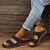 abordables Sandals-Chaussures Confortables à Talon Compensé et Broderie pour Femme