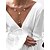 cheap Casual Dresses-Women&#039;s White Dress Casual Dress Cotton Linen Dress Mini Dress Ruched Patchwork Casual Daily V Neck Long Sleeve Summer Spring Fall White Plain
